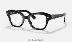 staat straat optiek gepolijst zwart XX46DZ2127 Heren Ray-Ban bril