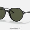 Thalia gepolijst zwart/groen XX46DZ266 Heren Ray-Ban zonnebril