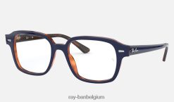 tucson-optiek gepolijst blauw op havana XX46DZ2355 Heren Ray-Ban bril