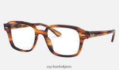 tucson-optiek gepolijst gestreept rood havana XX46DZ2352 Heren Ray-Ban bril