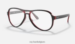 vagebond optiek gepolijst zwart XX46DZ1965 Heren Ray-Ban bril