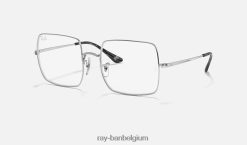 vierkante optiek uit 1971 gepolijst zilver XX46DZ2581 vrouwen Ray-Ban bril