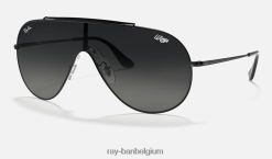 Vleugels gepolijst zwart/grijs XX46DZ826 Heren Ray-Ban zonnebril