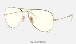 vliegenier duidelijk evolueren gepolijst goud/grijs meekleurend XX46DZ933 Heren Ray-Ban zonnebril