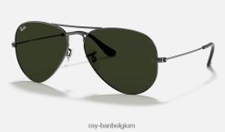 vlieger klassieker gepolijst brons/groen XX46DZ5 Heren Ray-Ban zonnebril