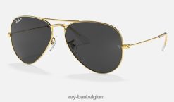 vlieger klassieker gepolijst goud/zwart XX46DZ3 Heren Ray-Ban zonnebril