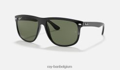 vriend gepolijst zwart/donkergroen XX46DZ258 Heren Ray-Ban zonnebril