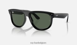 vriendje omgekeerd gepolijst zwart/groen XX46DZ128 Heren Ray-Ban zonnebril