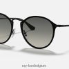 vuur rond mat zwart/grijs XX46DZ706 Heren Ray-Ban zonnebril