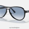 zwerver gepolijst zwart/blauw XX46DZ1251 Heren Ray-Ban zonnebril